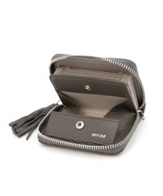 UNBILLION ペルケ perche / ドット型押し・ジャバラチャームウォレットショルダー