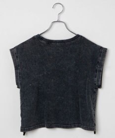 WEGO ヴィンテージウォッシュドロストデザインT