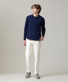 J.PRESS MEN 【KING SIZE】【Cash Lamb’s wool】ケーブルニット / クルー