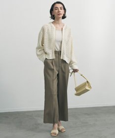 UNFILO 【セットアップ着用可】TENNEN TOUCH タックワイドパンツ