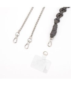 UNBILLION ペルケ perche / ドット型押し・ジャバラチャームウォレットショルダー