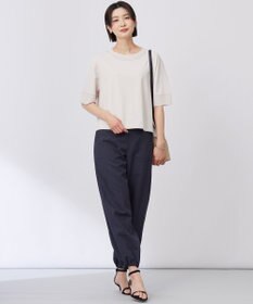 J.PRESS LADIES 【洗える】フィブリルツイル ベイカーパンツ