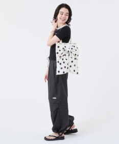 LeSportsac LG BOW EMERALD TOTE/ノワールポルカドットスナイデル