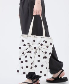 LeSportsac LG BOW EMERALD TOTE/ノワールポルカドットスナイデル