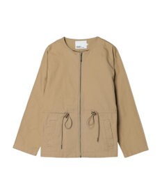 CRAFT STANDARD BOUTIQUE コットンギャバジンノーカラーＺＩＰブルゾン