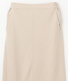 ANY L 【ウエストゴム】カットジョーゼットタイトスカート