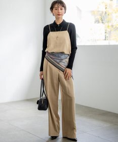 23区 【先行予約】ワイドリブ ポロニット カーディガン