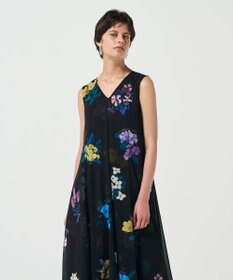 GRACE CONTINENTAL ボタニカルレイヤードワンピース