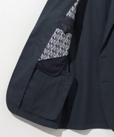 JOSEPH ABBOUD 【キングサイズ・清涼/ストレッチ】ストレッチリネンシャンブレー ジャケット