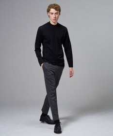 JOSEPH HOMME 新色追加【高機能素材】ハイゲージベアスムース　モックネック長袖Ｔシャツ