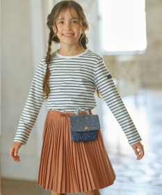 組曲 KIDS 【インパンツ付き】【110-140㎝】ＴＣ天竺プリーツ スカッツ