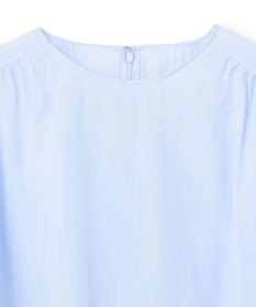 BEIGE， 【洗える】PAULINE / タックギャザーリネンボリュームブラウス