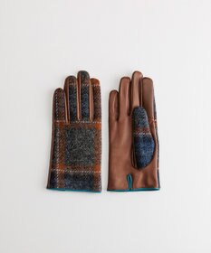 ORuKuBET Harris Tweed グローブ(WOMEN)【日本製・保湿成分/スクワラン加工・ 抗菌機能・タッチパネル対応】