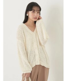 earth music&ecology ぽこぽこヤーンカーディガン