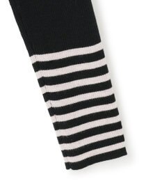 23区 L 【見上愛さん着用/VERY掲載/洗える】ウーステッドウール リブタートル ボーダー ニット