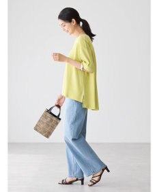 AMERICAN HOLIC 抗菌防臭＋接触冷感クルーネックカットプルオーバー