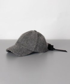 AURORA LANVIN en Bleu ランバン オン ブルー リボン付きボアキャップ