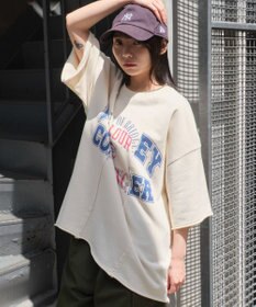 WEGO 【ユニセックス着用ITEM/MLサイズ展開】ドッキングカレッジスウェT（SS）
