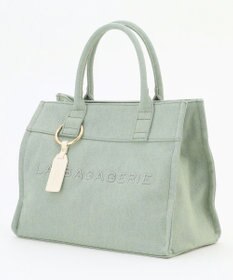 LA BAGAGERIE チャーム付きデニムバッグ Sサイズ