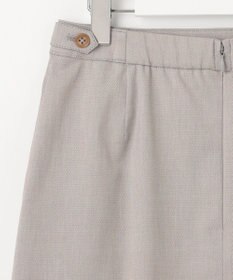 J.PRESS LADIES 【セットアップ対応・洗える・撥水・防汚】コットンFITTYシャーク スカート