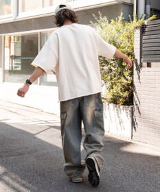 WEGO 【ユニセックス着用ITEM/MLサイズ展開】ドッキングカレッジスウェT（SS）