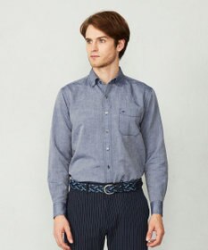 JOSEPH ABBOUD 【オーガニックコットン】リヨセルリネン シャツ