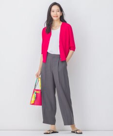 自由区 【イージーケア/セットアップ対応】サマーセットアップ ワイドパンツ