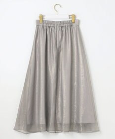 ANY SIS 箔ヴィンテージライクシフォン スカート