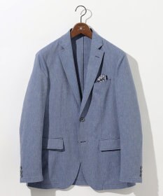 JOSEPH ABBOUD 【清涼/ストレッチ】ストレッチリネンシャンブレー ジャケット