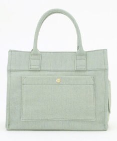 LA BAGAGERIE チャーム付きデニムバッグ Sサイズ
