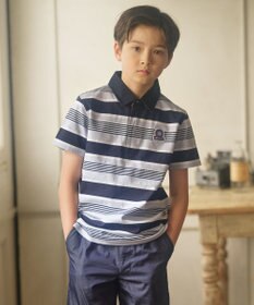J.PRESS KIDS 【140-170cm】ボーダー ポロシャツ