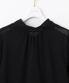 ANY SIS 【前後着用可能】シアー2WAYボウタイ プルオーバー