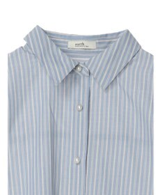 earth music&ecology パールボタンオーバーシャツ