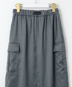 ANY SIS 【WEB・一部店舗限定】サテンカーゴ スカート