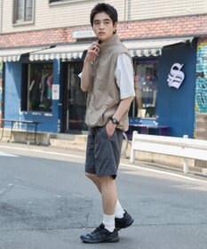 WEGO 【ウエストゴム/紐/速乾/洗濯可/SMLサイズ展開】ナイロンイージーショーツ