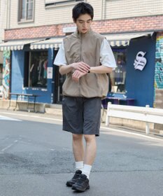 WEGO 【ウエストゴム/紐/速乾/洗濯可/SMLサイズ展開】ナイロンイージーショーツ