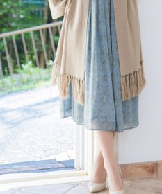 Tiaclasse 【洗える】ストール風カーディガン