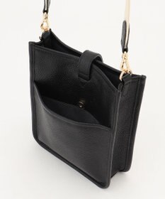 LA BAGAGERIE スクエアレザーミニショルダーバッグ