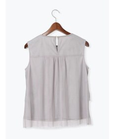 Te chichi ティアードチュールプリーツブラウス