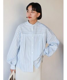 AMERICAN HOLIC イージーケア切替タックワイドシャツ