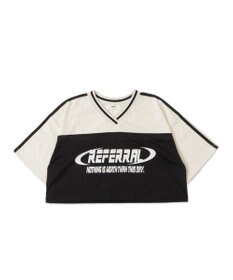 WEGO 2ライン切り替えメッシュショートT