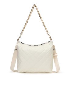 LeSportsac CHAIN MED ZIP SHOULDER/サンドバーチェーンキルト