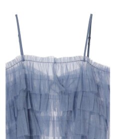 Green Parks ・ＥＬＥＮＣＡＲＥ　ＤＵＥ　２ｗａｙラメチュールフリルキャミ