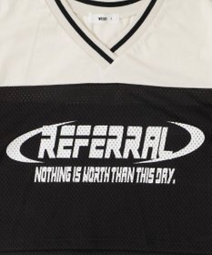 WEGO 2ライン切り替えメッシュショートT