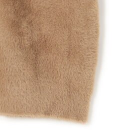 UNFILO ナイロンシャギー Vネックカーディガン