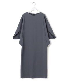 ICB 【洗える】 ウールライクストレッチ ドルマンスリーブワンピース