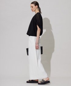 ICB L 【洗える】アセテートペーパーハイゲージ プルオーバーニット