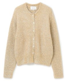 BEIGE， 【洗える】MARRONNIERS / ラメテープヤーンカーディガン