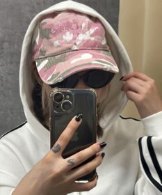 WEGO クロス刺繍カモフラキャップ