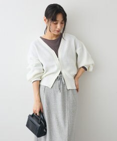 CRAFT STANDARD BOUTIQUE ワッフルニットジップカーディガン